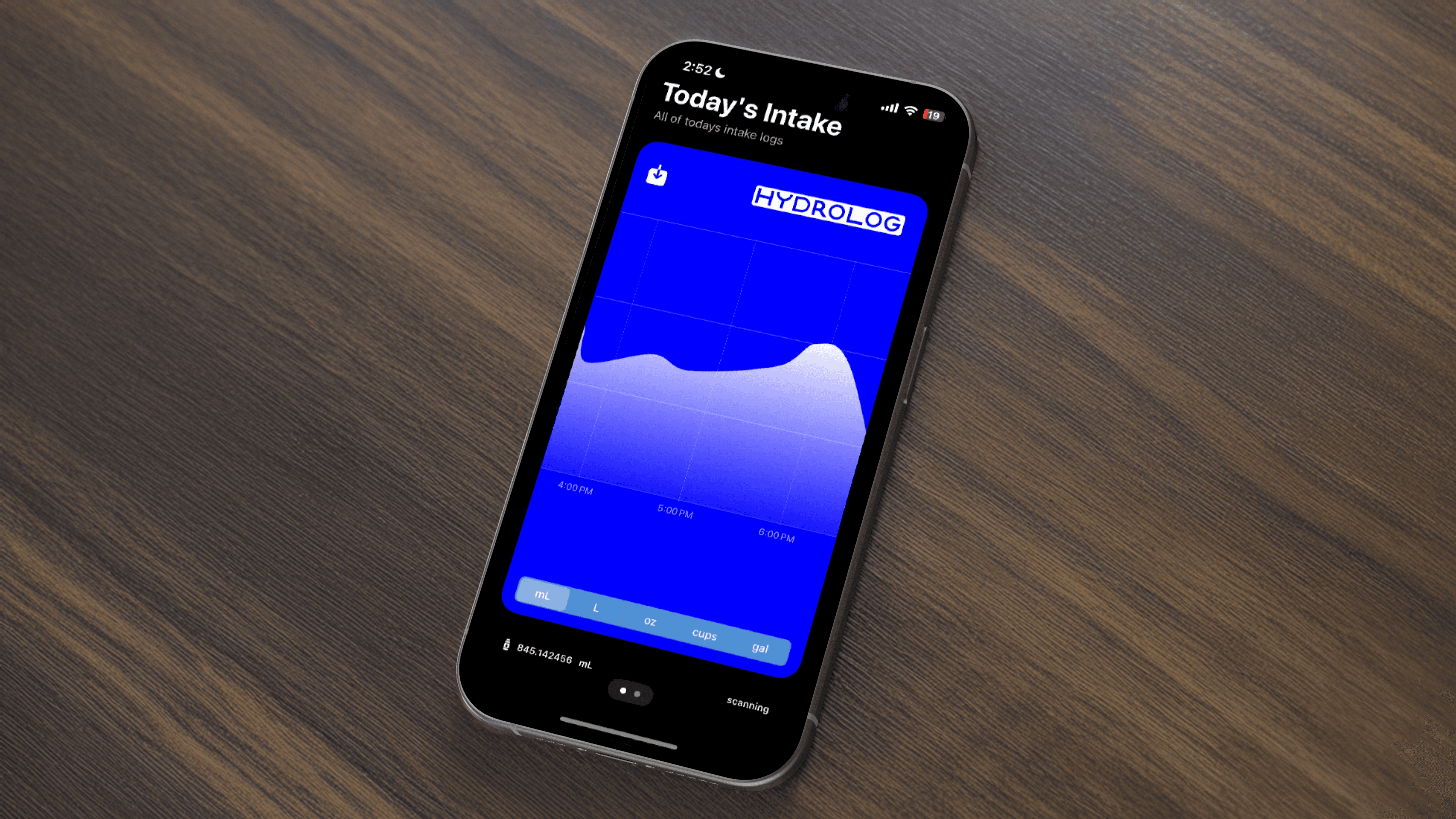 HydroLog Application Interface